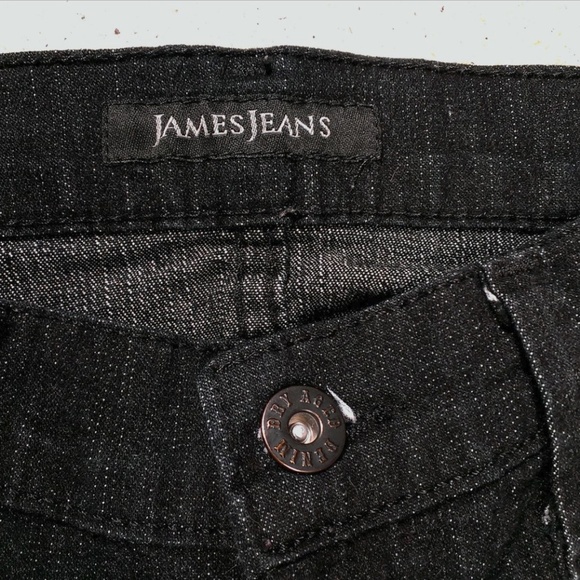 SOLD James Jeans Twiggy Black Cat Skinny Womens 25 #346 - Picture 5 of 9